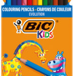 BIC KIDS kleurpotloden Evolution ecolutions, 12 stuks in doosje