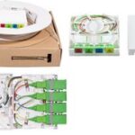 LogiLink FTTH-splitbox, 4x SC/APC, 40 m installatiekabel, wit