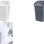 orthex swingdeksel-afvalbak, 25 liter, wit