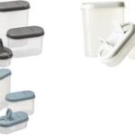 plast team droge-voorraad dozenset Margerit, set van 3, wit