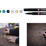 SAKURA permanentmarker Permapaque fijn, geel