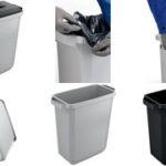 DURABLE deksel DURABIN ECO 60, rechthoekig, zwart