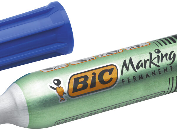 BIC permanent-marker Marking Onyx 1482, ronde punt, blauw