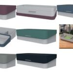 helit mobiele bureau-organizer, rood