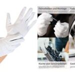 HYGOSTAR katoenen handschoen Blanc , wit, S