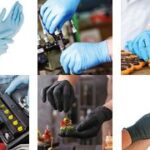 HYGOSTAR Nitril-handschoen EXTRA SAFE, L, zwart, poedervrij