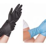 HYGOSTAR Nitril-handschoen SAFE LONG, L, blauw, poedervrij