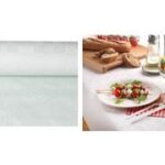 PAPSTAR Damast-tafelkleed, (B)1,0 x (L)50 m, wit