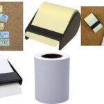 RNK Verlag navulrol zelfklevende memo's, geel, 60 mm x 10 m