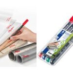 STAEDTLER Lumocolor permanent-marker 314B, 4 stuks in etui