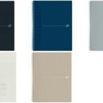 Oxford spiraalblok Origins, DIN A4, geruit, blauw