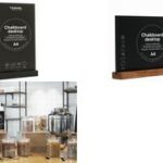 EUROPEL krijtbord tafelmodel, DIN A4 staand, naturel