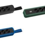 BACHMANN eindkappen met kabelopwikkeling PRIMO 2, zwart