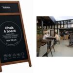 EUROPEL klantenstopper, 660 x 1.280 mm, zwart