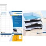 HERMA inkjet etiketten, 96 x 139,7 mm, wit, 80 vel, permanent