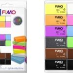 FIMO boetseerklei-set 'neon', set van 12