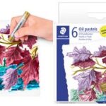 STAEDTLER oliepastelkrijt Metallic, 6 stuks in doosje, Design Journey