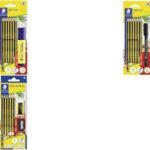 STAEDTLER potlood-set Noris + vlakgum + GRATIS puntenslijper
