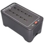 Securit multi-laadapparaat MULTICHARGER voor 10 LED lampen / LED menukaart-mappen