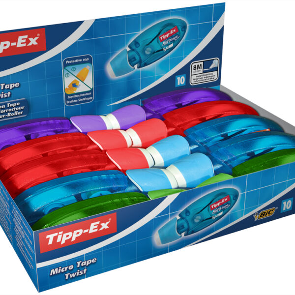 Tipp-Ex correctieroller ´Micro Tape Twist´, 10 stuks in display