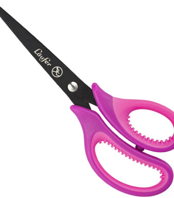 Läufer ergonomische knutselschaar, lengte: 150 mm, paars/roze