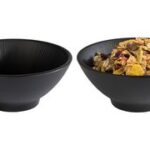 APS schaal NERO, rond, diameter: 240 mm, zwart