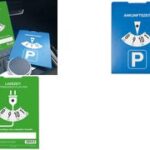 RNK Verlag parkeerschijf met laadschijf, karton, blauw/groen