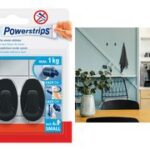 tesa Powerstrips haken SMALL ovaal, zwart