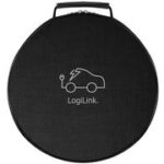 LogiLink opbergtas voor auto-laadkabel, rond, nylon