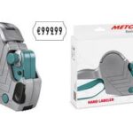 METO etiketten voor prijstang, 22 x 12 mm, wit