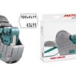 METO etiketten voor prijstang, 22 x 16 mm, wit