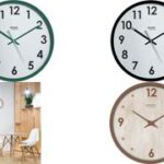 CEP Orium wandklok Naturalis, quartzuurwerk, geluidloos, houtlook