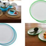 Linden Berg dinerborden, ovaal, blauw, set van 2