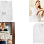 HYGOSTAR badjas Kimono, maat S, van katoen, wit