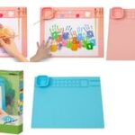 WEDO schildermat van siliconen, (B)400 x (D)500 mm, roze