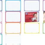 Oxford systeemkaarten / flashcards 'Flash 2.0', 105 x 148 mm, gelinieerd, turquoise