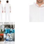 HYGONORM bezoekersjas Light met klittenbandsluiting, wit, L