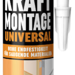 UHU KRAFT montagelijm UNIVERSAL, wit, 470 g patroon