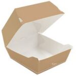NATURE Star hamburgerdoosje Carta, klepdeksel, 150 x 150 x 85 mm