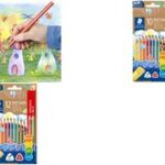STAEDTLER driehoekige kleurpotloden Noris jumbo, 10 stuks in etui