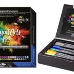 STAEDTLER viltstift pigment brush pen, 36 stuks in doosje
