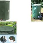 EDA regenton RÉCUP'O, diameter: 600 mm, groen, 250 liter