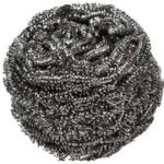 HYGOCLEAN RVS-pannenspons/schuurspons, zilver, 60 g