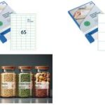 rillprint universele etiketten, 210 x 297 mm, transparant