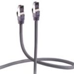 FLEXLINE patchkabel Cat. 6A, U/FTP, betreedbaar, grijs, 1,5 m