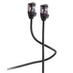 FLEXLINE patchkabel Cat. 8.1, U/FTP, extra dun, zwart, 10 m