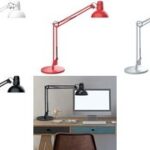 MAUL LED-bureaulamp MAULstudy, met voet, rood