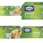 TOPPITS multifunctionele zak met ritssluiting, 28 x 1 liter, transparant