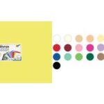 folia gekleurd papier, (B)500 x (H)700 mm, 130 g/m2, kleuren assorti