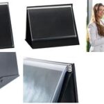 RILLSTAB Tafel Flipover A4 Dwars 20 tassen zwart 1 st.